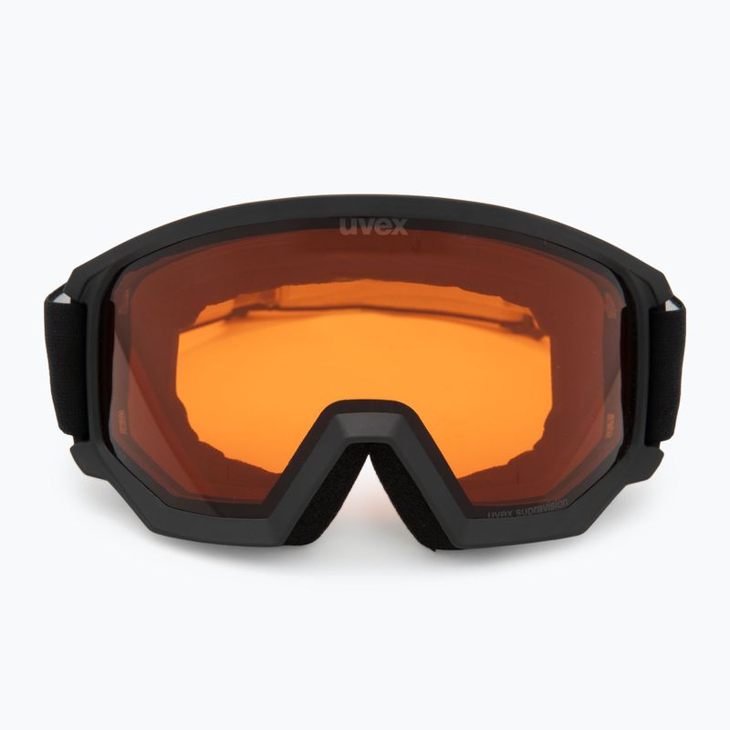 Gogle narciarskie UVEX Athletic LGL black matt/orange/clear 2