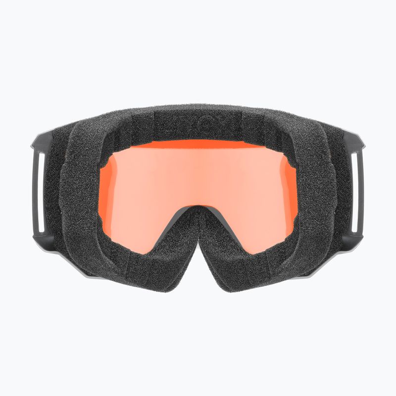 Gogle narciarskie UVEX Athletic LGL black matt/orange/clear 3