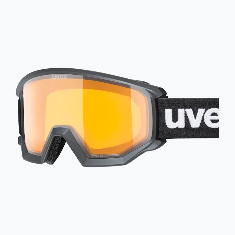 Gogle narciarskie UVEX Athletic LGL black matt/yellow/clear