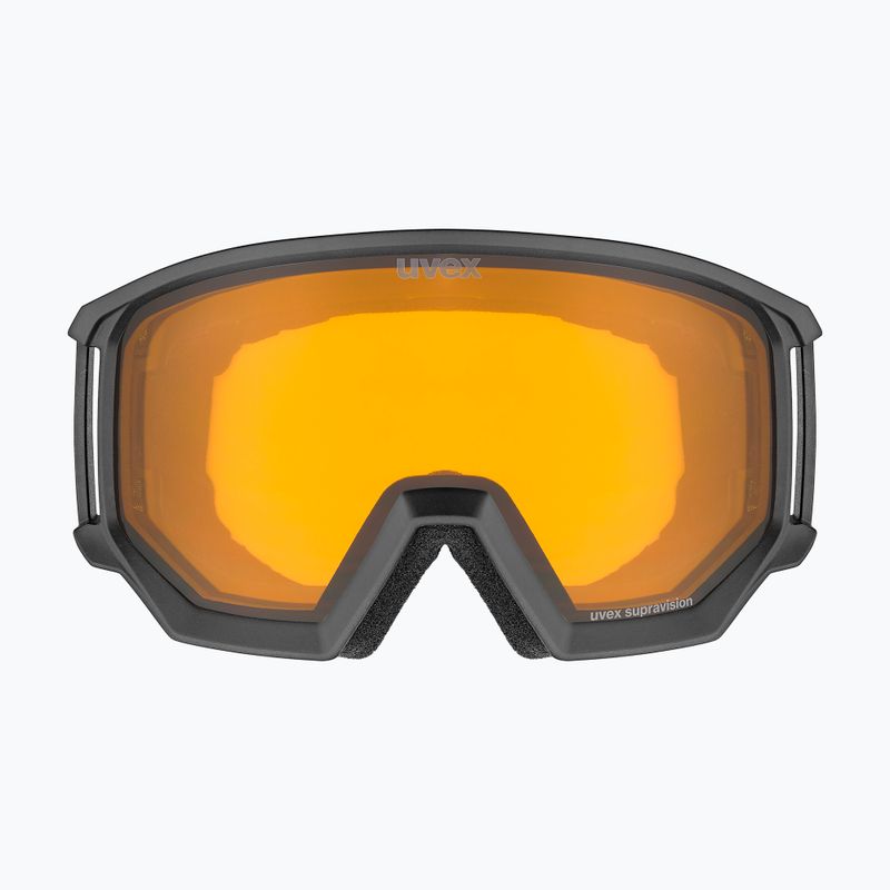 Gogle narciarskie UVEX Athletic LGL black matt/yellow/clear 2