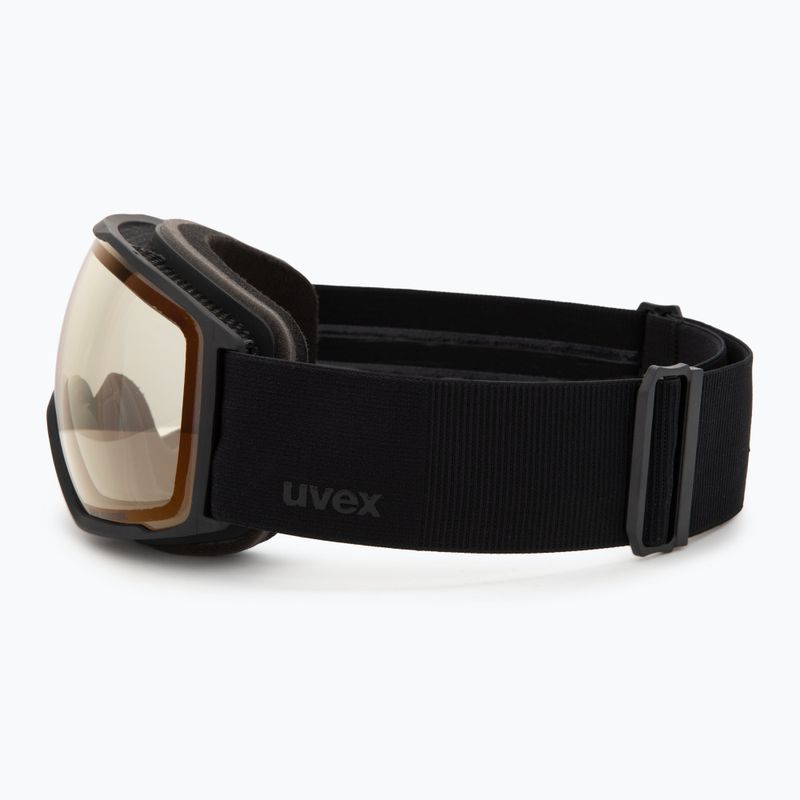 Gogle narciarskie UVEX Victorious Pro V black matt/vario red mirror 4