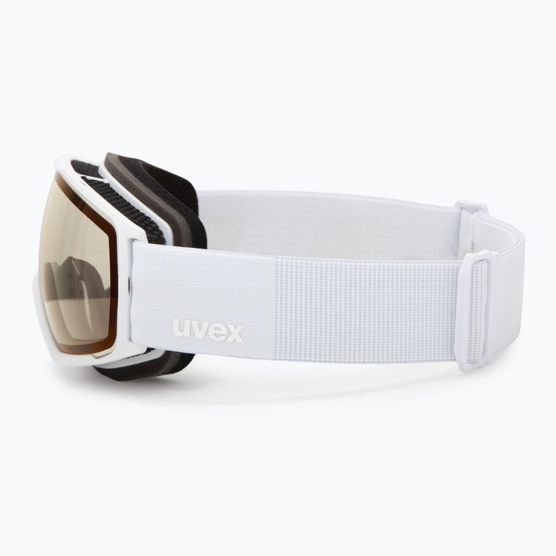 Gogle narciarskie UVEX Victorious S Pro V white matt/vario red mirror 4