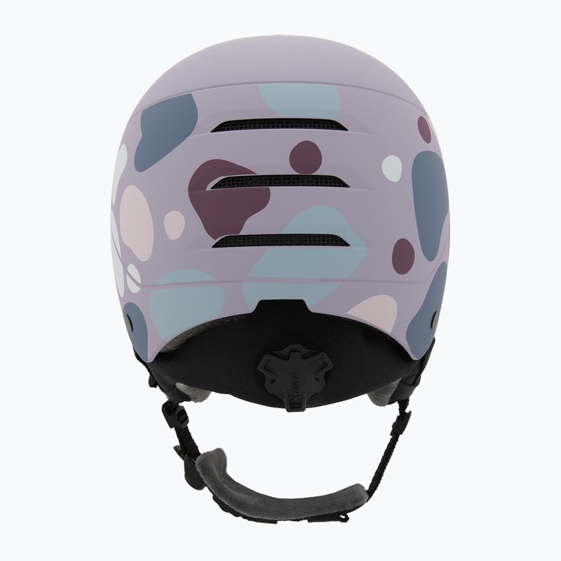 Kask narciarski dziecięcy UVEX Rocket Visor Jr cool lavender abstract matt/mirrorsilver/lasergold 4