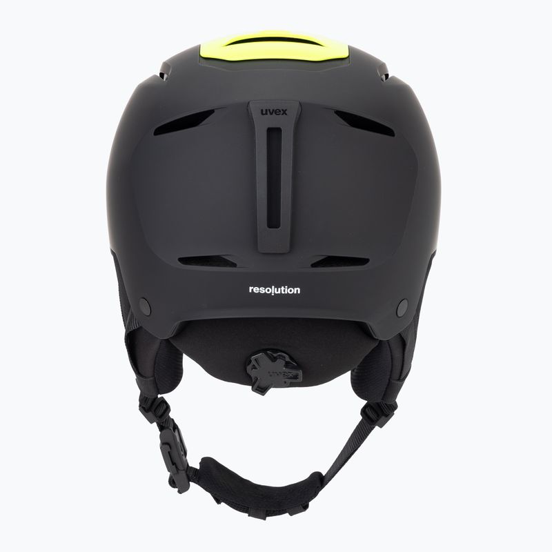 Kask narciarski UVEX Resolution black/electrum grad matt 4
