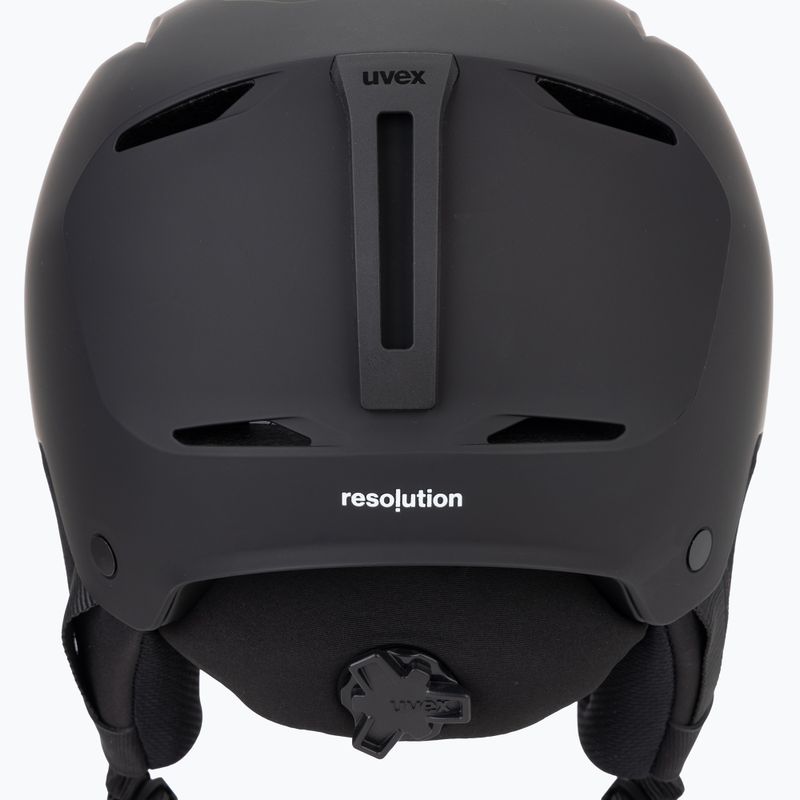 Kask narciarski UVEX Resolution black/electrum grad matt 8