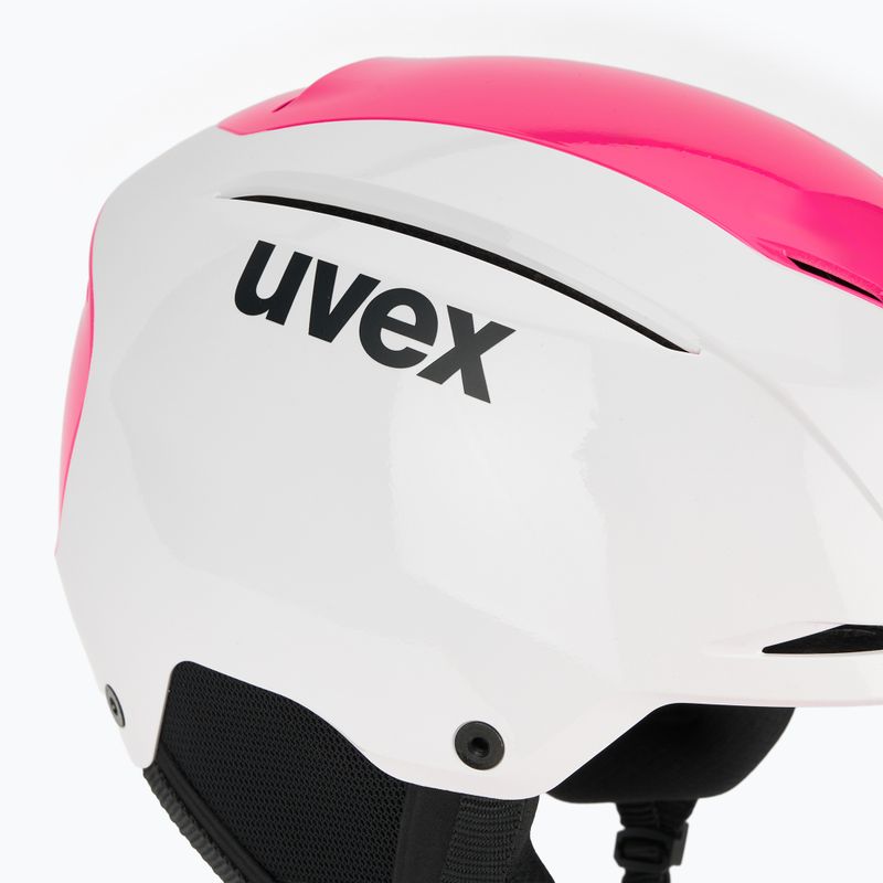 Kask narciarski UVEX Resolution SL white/pink 7