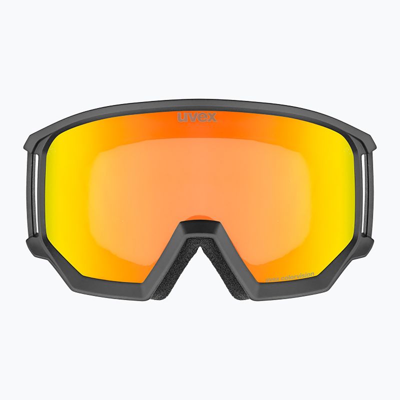Gogle narciarskie UVEX Athletic CV black/mirror red 2