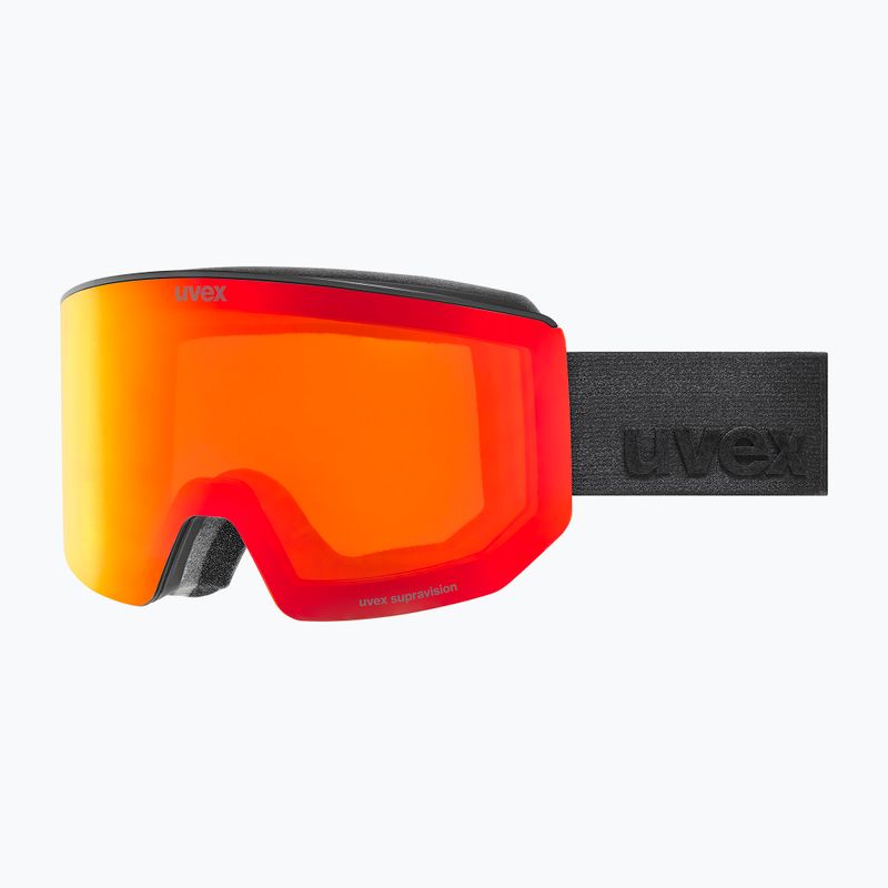 Gogle narciarskie UVEX Lace Attract FM black matt/mirror red 7