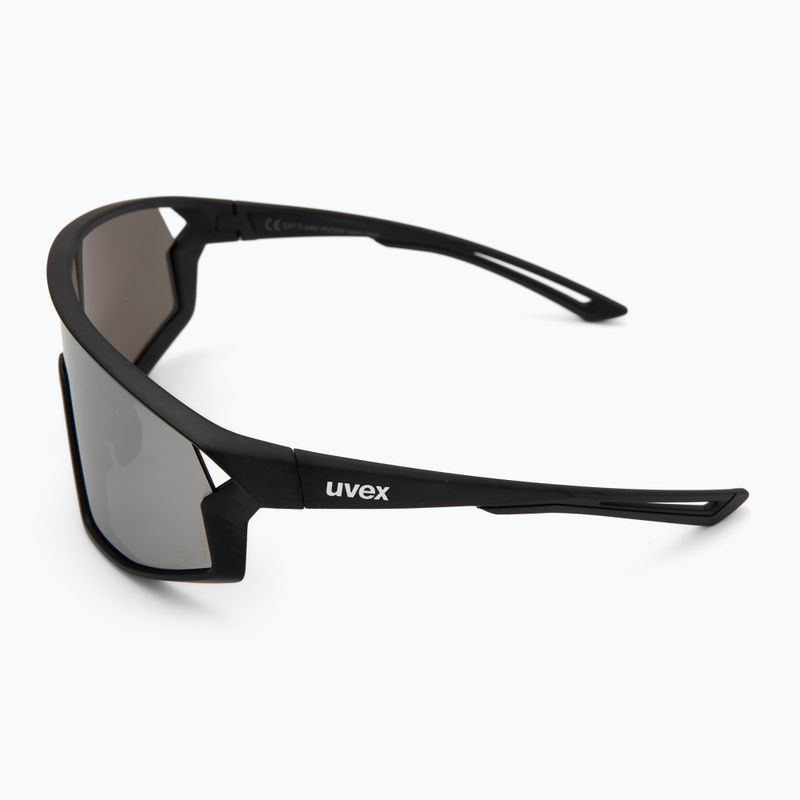 Okulary przeciwsłoneczne UVEX Skyryse black matt/mirror silver 4