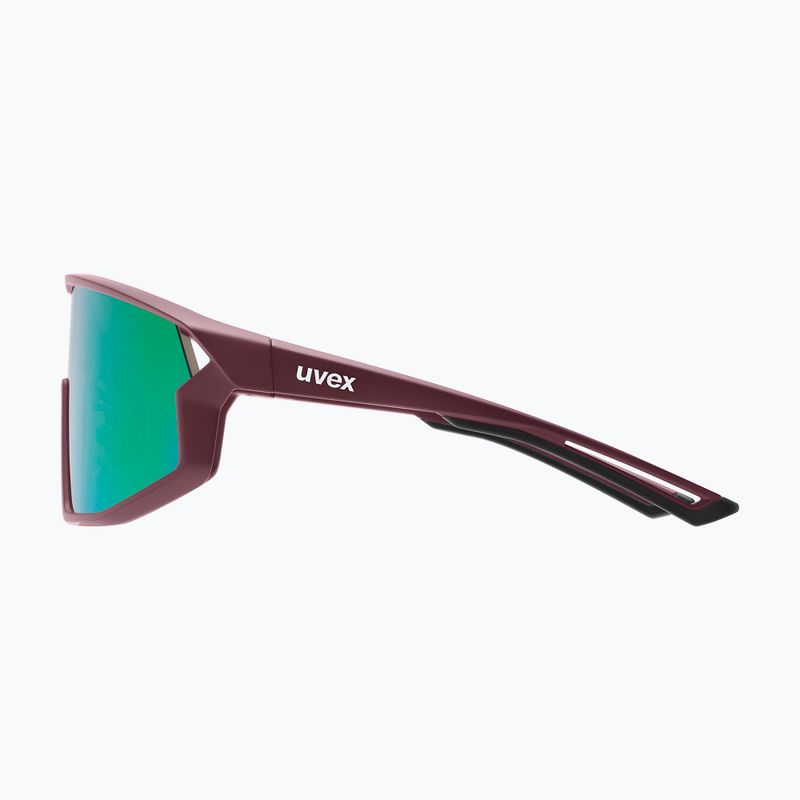 Okulary przeciwsłoneczne UVEX Skyryse burgundy matt/mirror rose 5