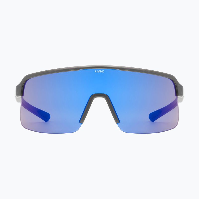 Okulary przeciwsłoneczne UVEX Dyrt smoke matt/mirror blue 2