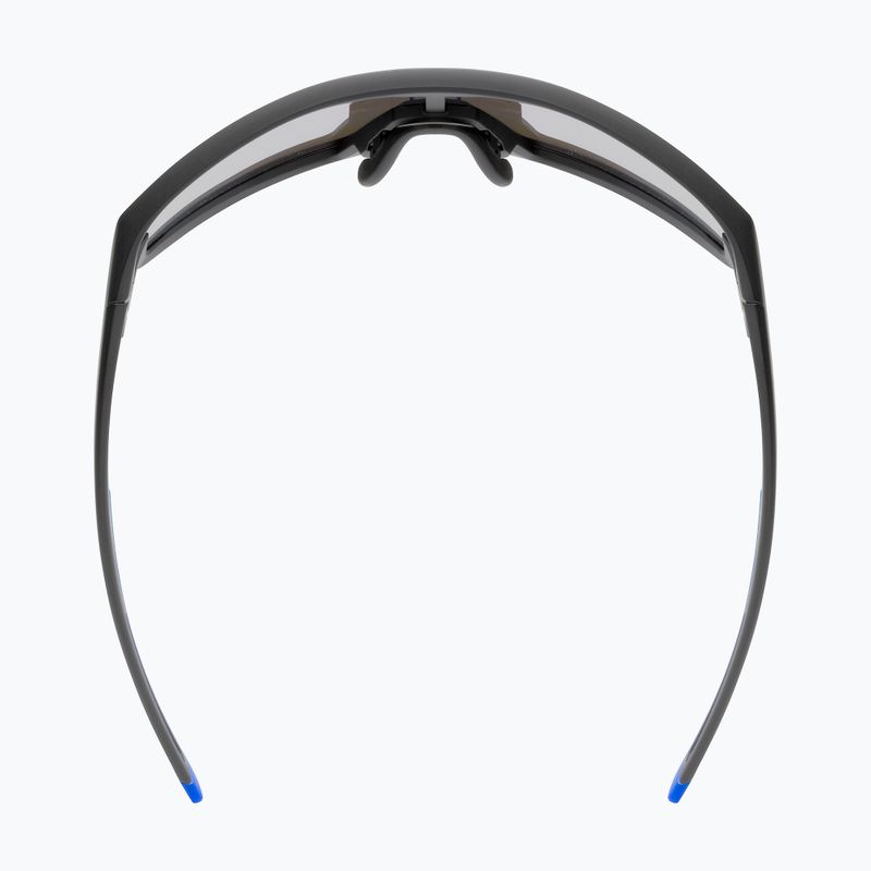 Okulary przeciwsłoneczne UVEX Skyryse black matt/mirror blue 4