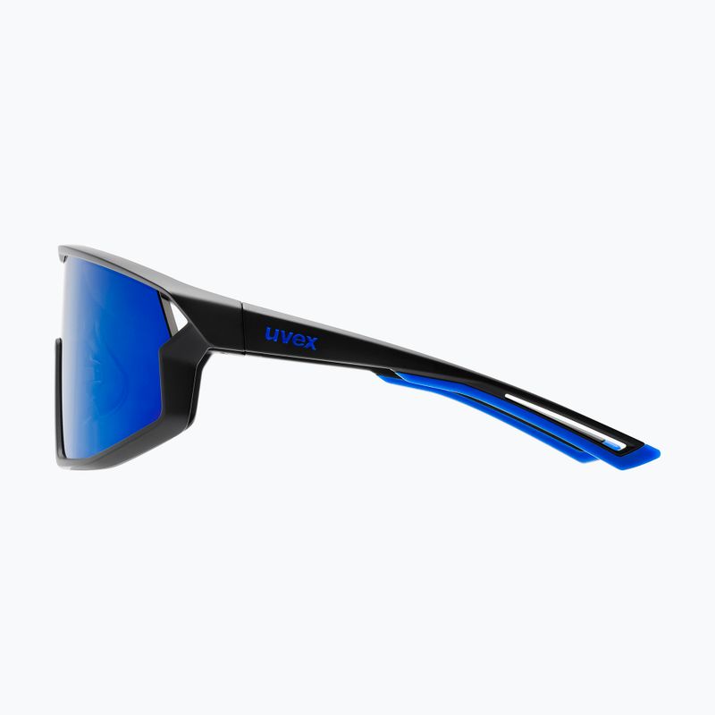 Okulary przeciwsłoneczne UVEX Skyryse black matt/mirror blue 5