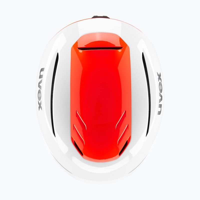 Kask narciarski UVEX Resolution SL white/electric red 4