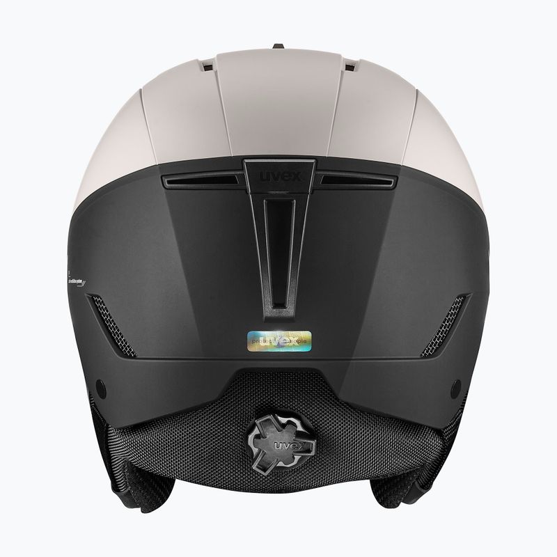 Kask narciarski UVEX Stance warm grey/black matt 3
