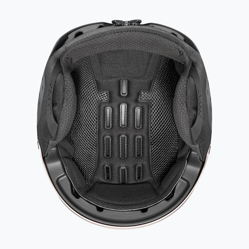 Kask narciarski UVEX Stance warm grey/black matt 5