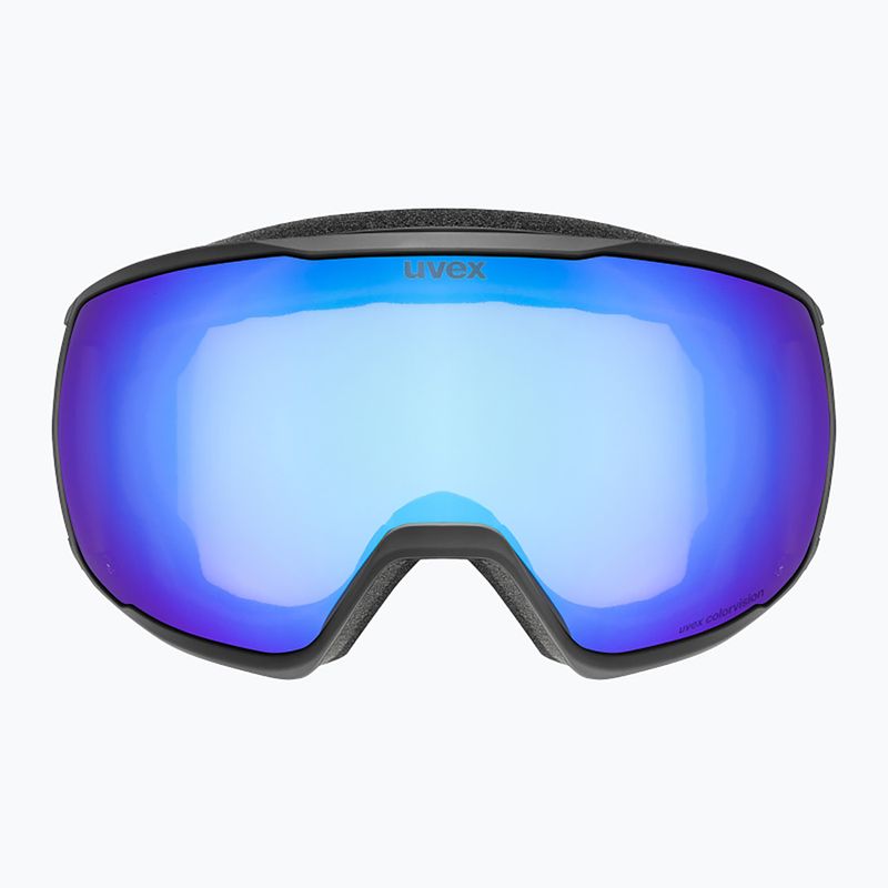 Gogle narciarskie UVEX Ultimate Victorious CV S2 black matt/mirror sapphire 2
