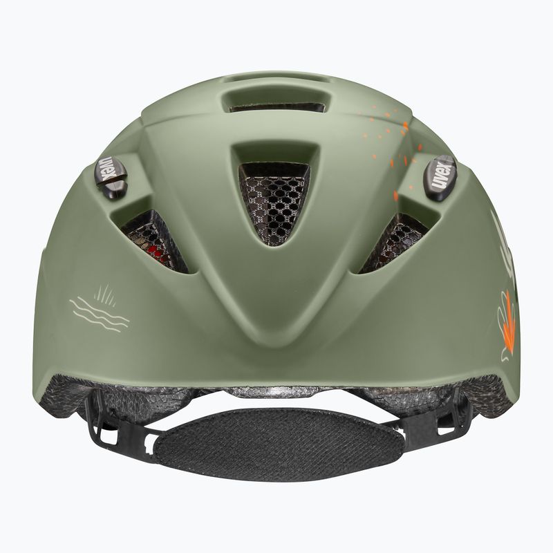 Kask rowerowy dziecięcy UVEX Kid 2 CC sage green dino matt 2