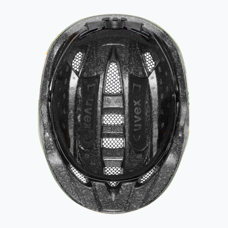 Kask rowerowy dziecięcy UVEX Kid 2 CC sage green dino matt 5