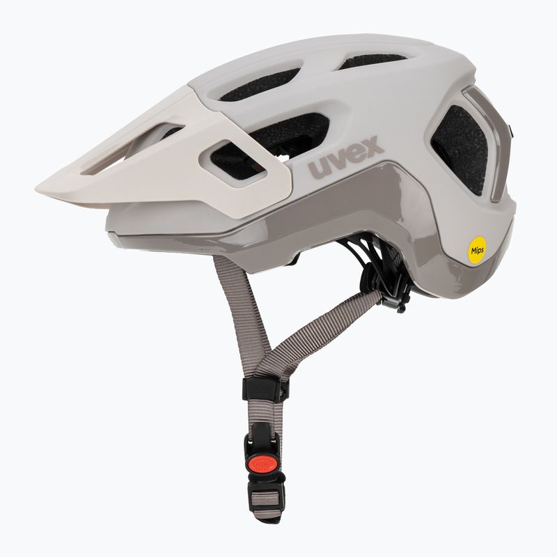 Kask rowerowy UVEX React MIPS warm grey matt 3