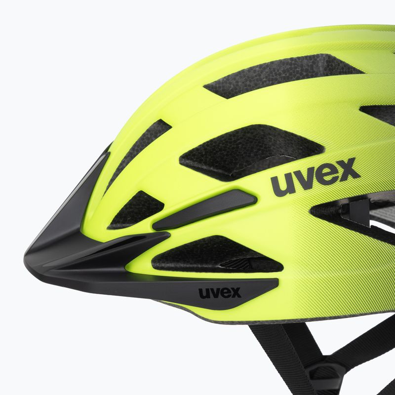 Kask rowerowy UVEX I-vo 2 neon yellow/black matt 7
