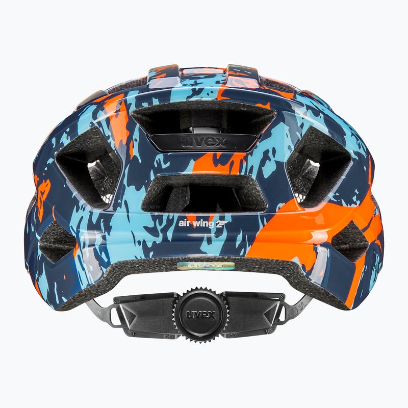 Kask rowerowy dziecięcy UVEX Air Wing 2 papaya/bubble blue 3