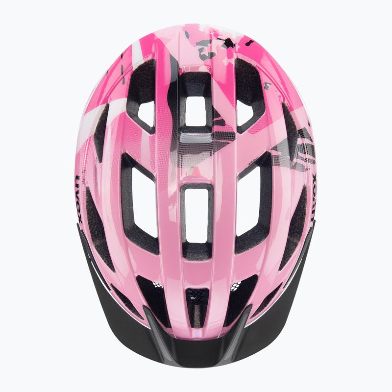 Kask rowerowy dziecięcy UVEX Air Wing 2 strawberry/black 4