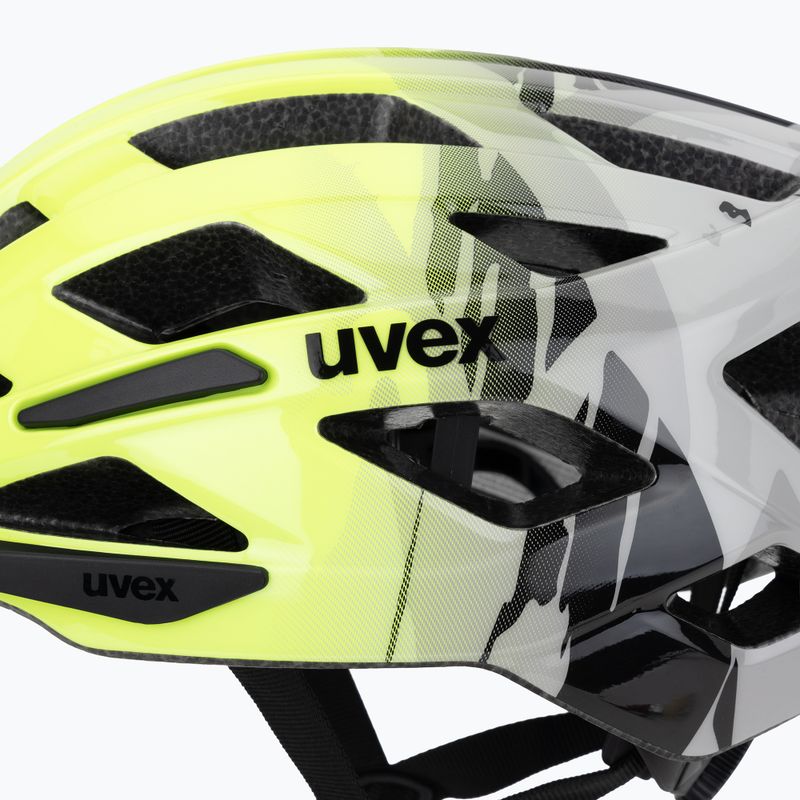 Kask rowerowy dziecięcy UVEX Air Wing 2 neon yellow/black 7