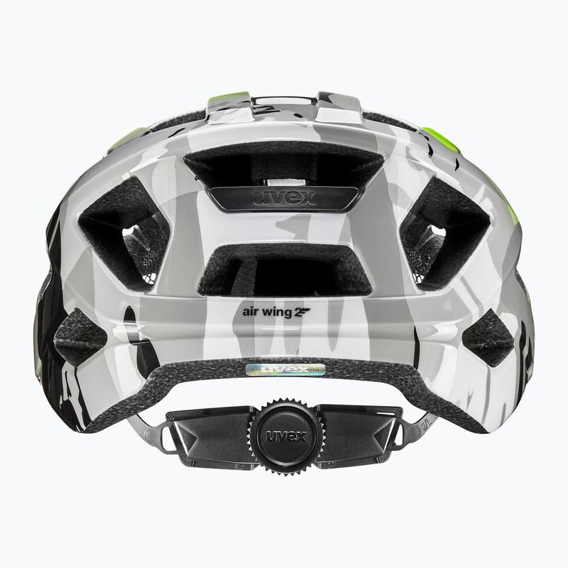 Kask rowerowy dziecięcy UVEX Air Wing 2 neon yellow/black 3