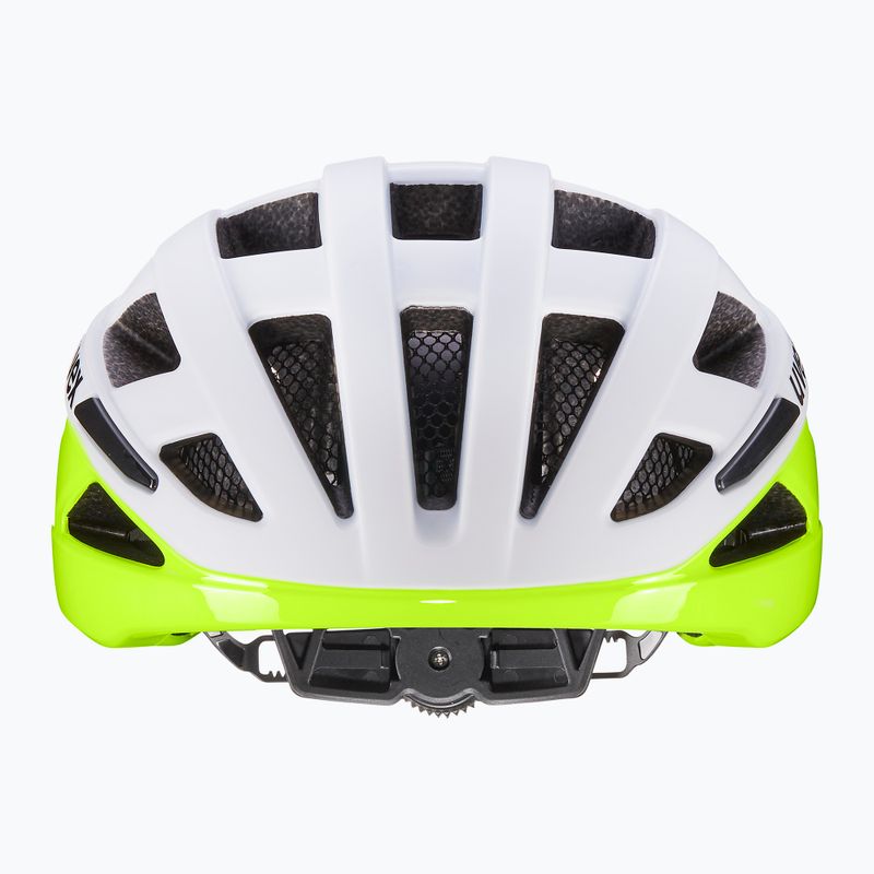 Kask rowerowy UVEX I-Volute white/neon yellow matt 2