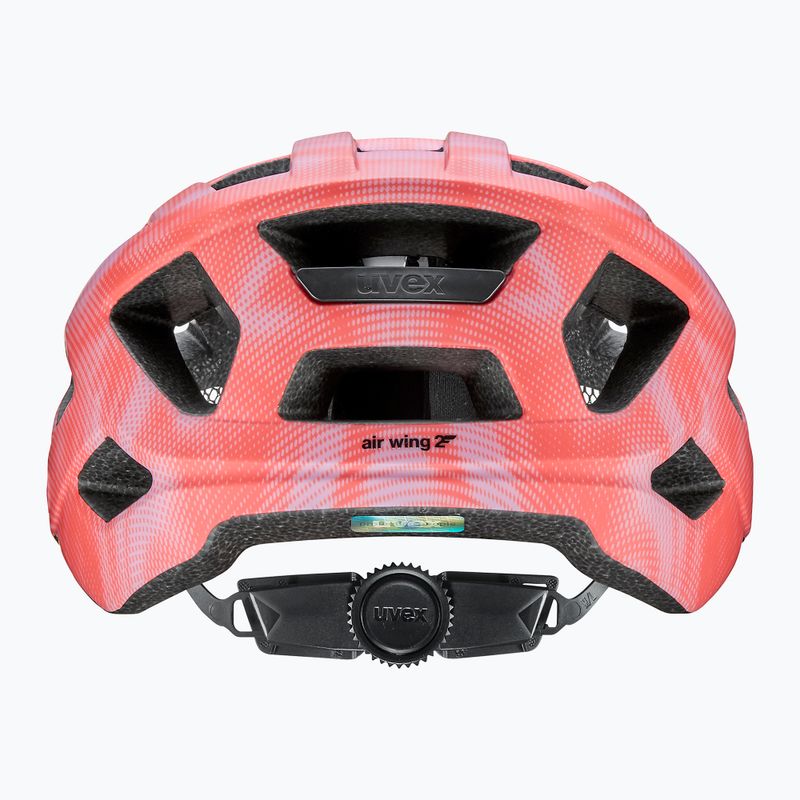 Kask rowerowy dziecięcy UVEX Air Wing 2 CC coral/strawberry matt 3