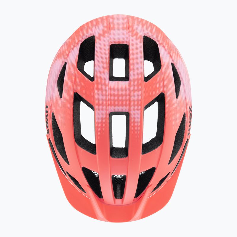 Kask rowerowy dziecięcy UVEX Air Wing 2 CC coral/strawberry matt 4