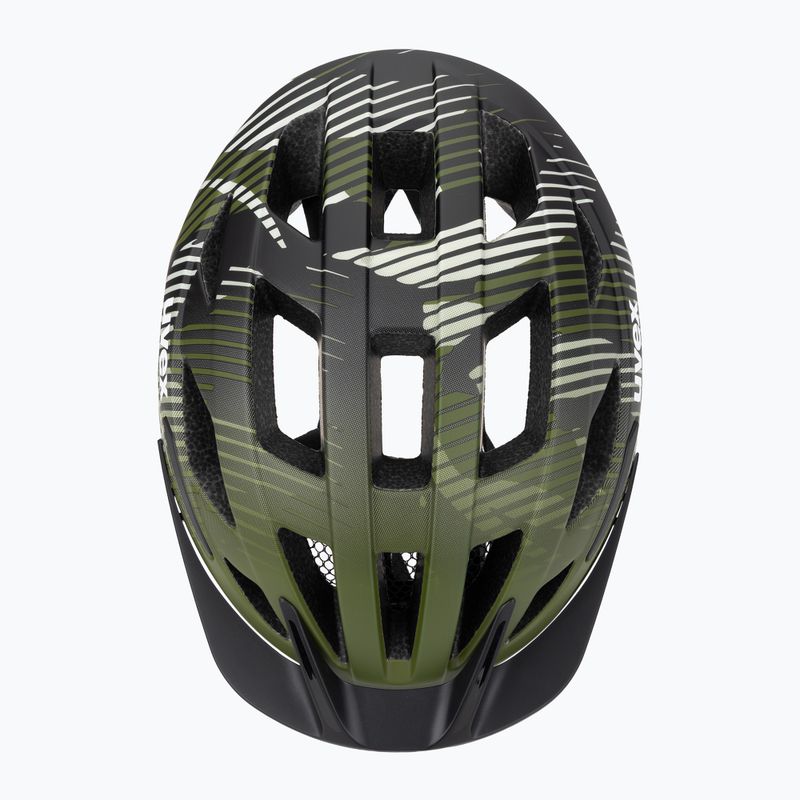 Kask rowerowy dziecięcy UVEX Air Wing 2 CC dark olive/black matt 6