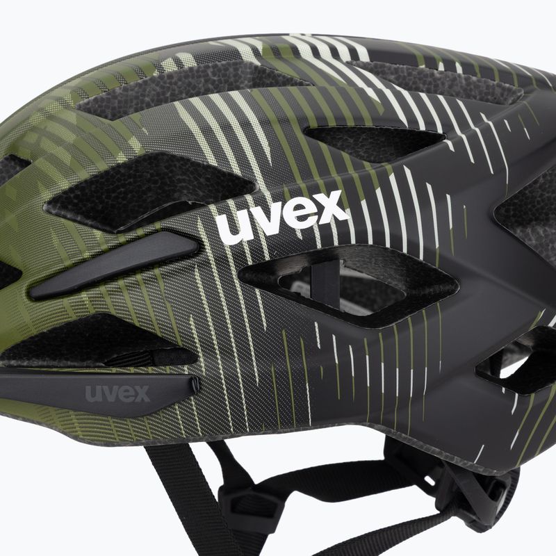 Kask rowerowy dziecięcy UVEX Air Wing 2 CC dark olive/black matt 7