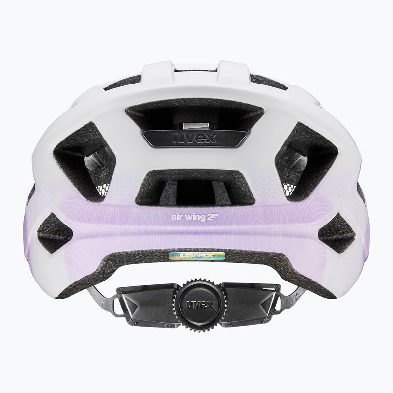 Kask rowerowy dziecięcy UVEX Air Wing 2 CC lilac/white matt 3