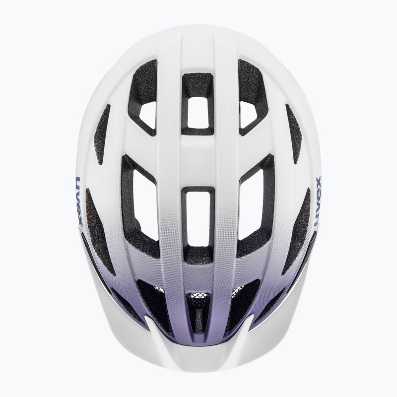 Kask rowerowy dziecięcy UVEX Air Wing 2 CC lilac/white matt 4
