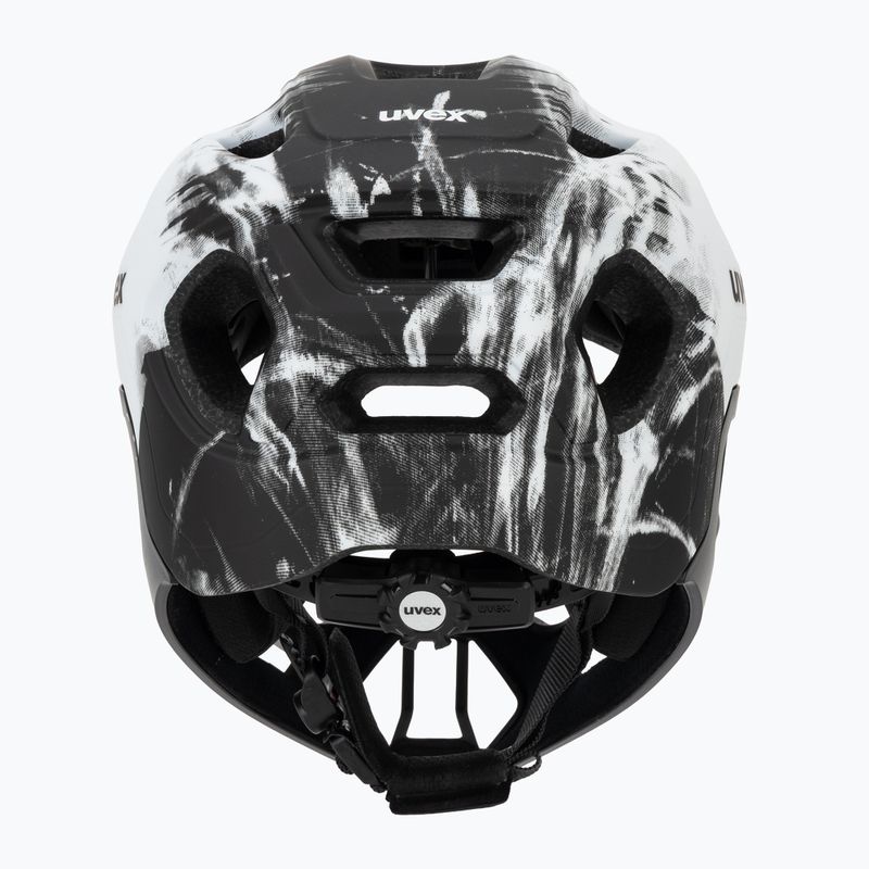 Kask rowerowy dziecięcy UVEX React Fullface Jr black/white matt 4