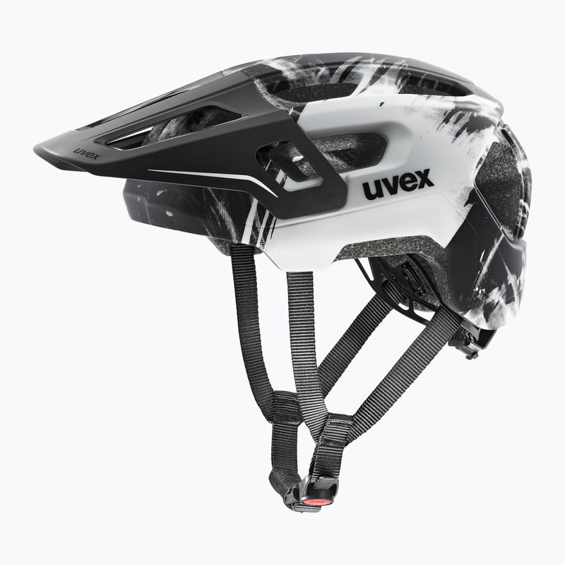 Kask rowerowy dziecięcy UVEX React Fullface Jr black/white matt 2