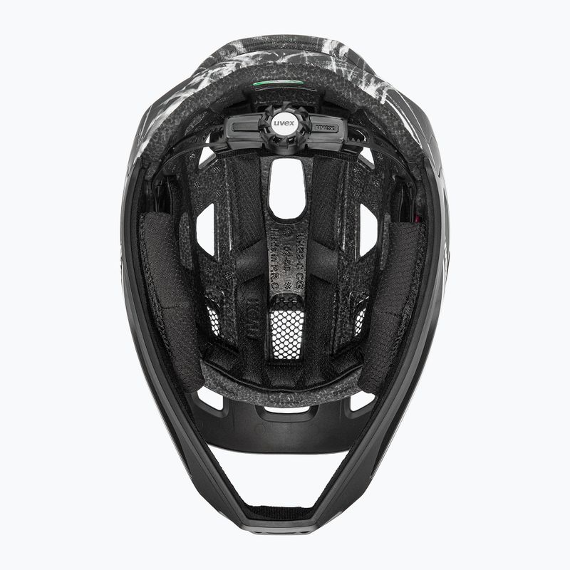 Kask rowerowy dziecięcy UVEX React Fullface Jr black/white matt 6