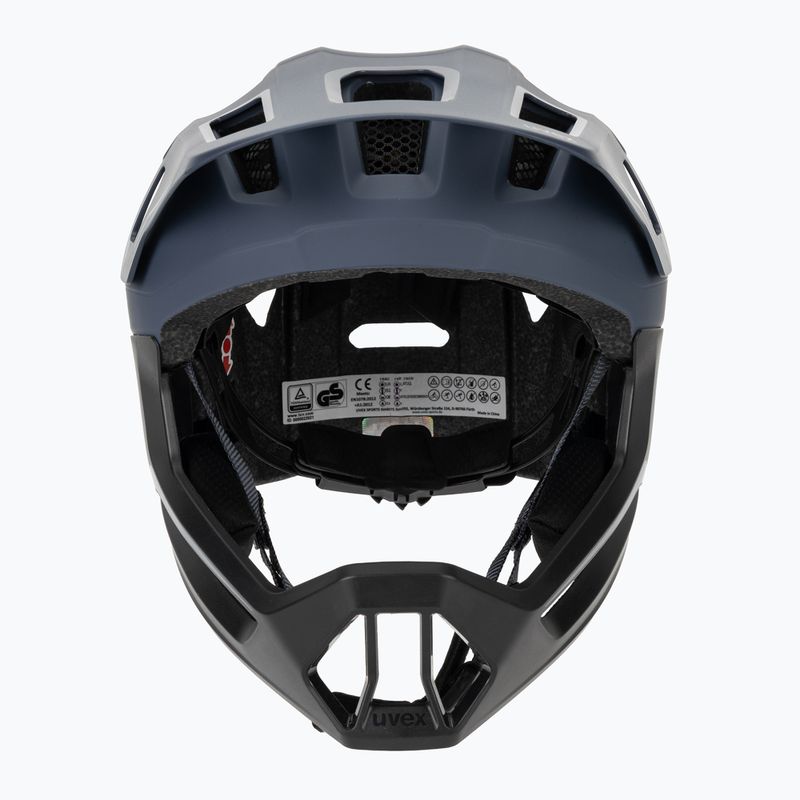 Kask rowerowy dziecięcy UVEX React Fullface Jr dusk blue matt 2