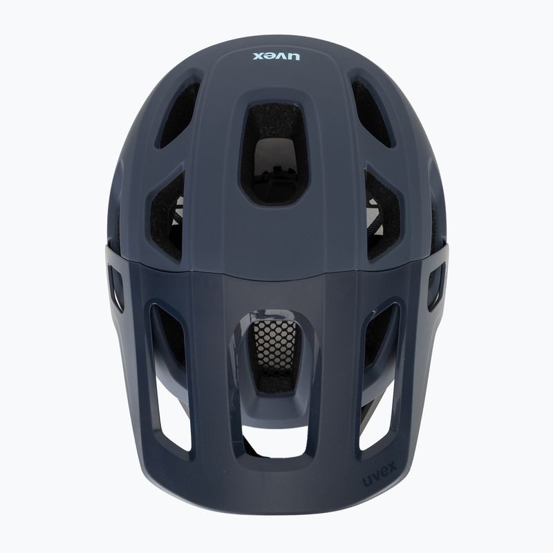 Kask rowerowy dziecięcy UVEX React Fullface Jr dusk blue matt 6