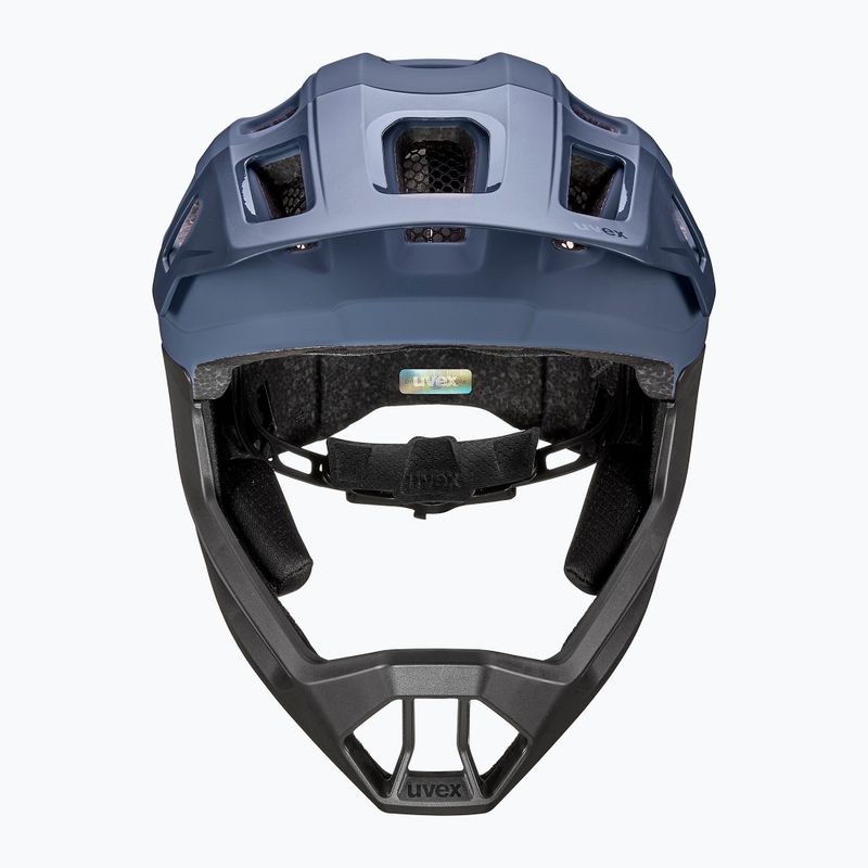 Kask rowerowy dziecięcy UVEX React Fullface Jr dusk blue matt 3