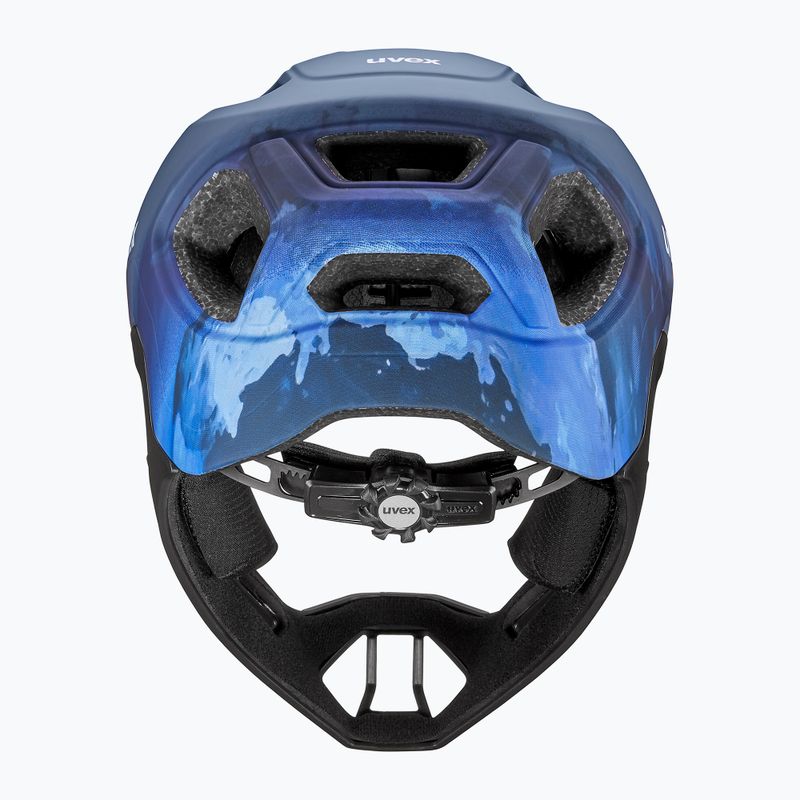 Kask rowerowy dziecięcy UVEX React Fullface Jr dusk blue matt 4