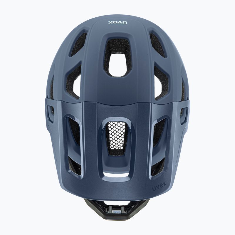 Kask rowerowy dziecięcy UVEX React Fullface Jr dusk blue matt 5