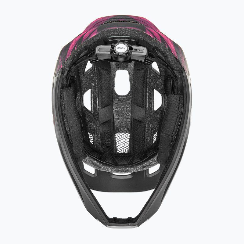 Kask rowerowy dziecięcy UVEX React Fullface Jr cranberry matt 6