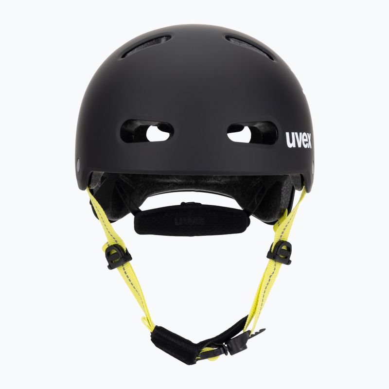 Kask dziecięcy UVEX Kid 4 Style bam black/lime matt 2