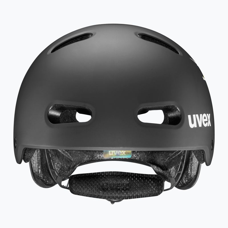 Kask dziecięcy UVEX Kid 4 Style bam black/lime matt 2