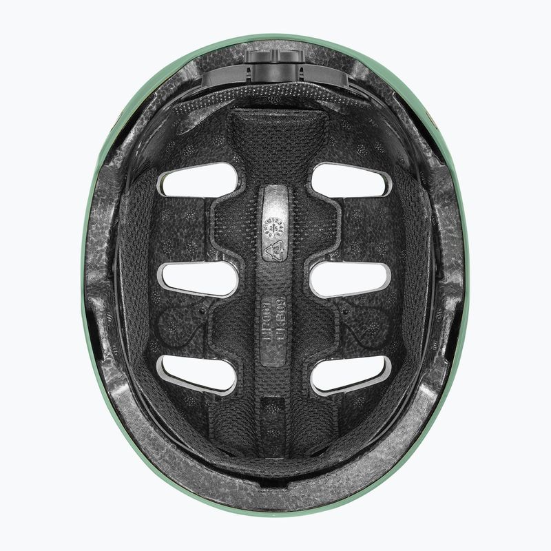 Kask dziecięcy UVEX Kid 4 Style bam moss green/papaya matt 5