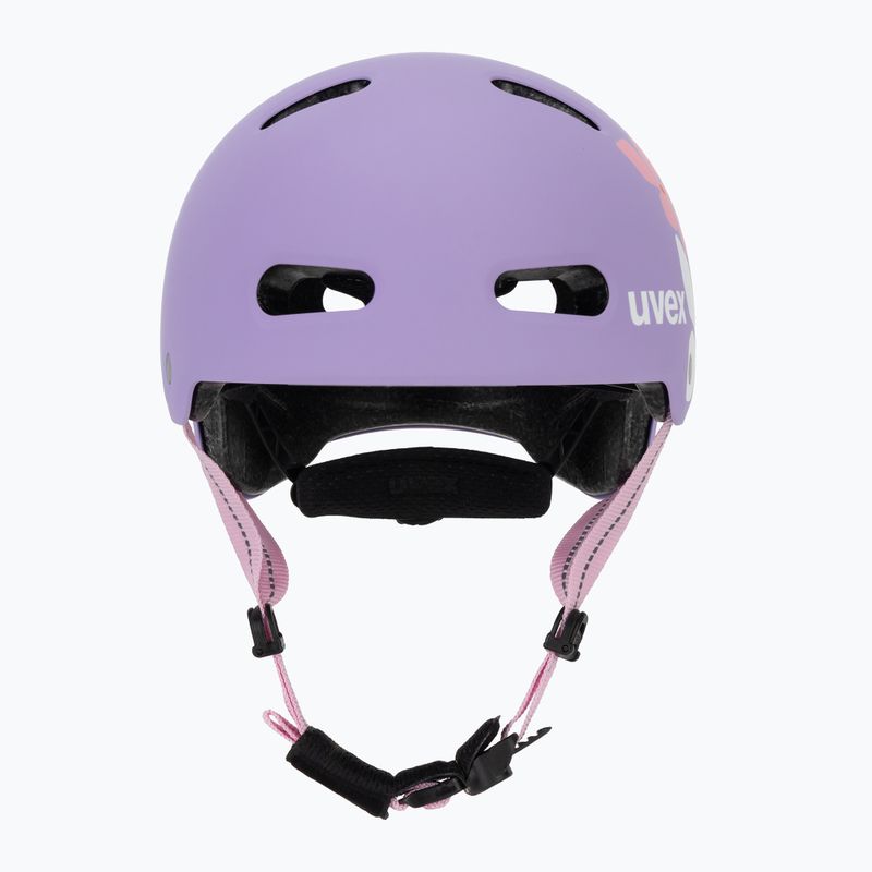 Kask dziecięcy UVEX Kid 4 Style flower lilac matt 2