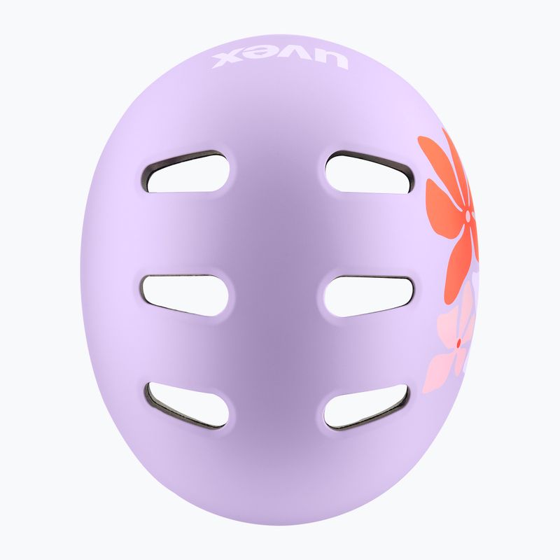 Kask dziecięcy UVEX Kid 4 Style flower lilac matt 4